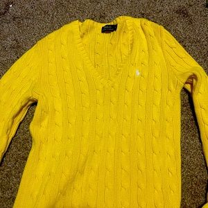 Yellow, polo Ralph Lauren sweater